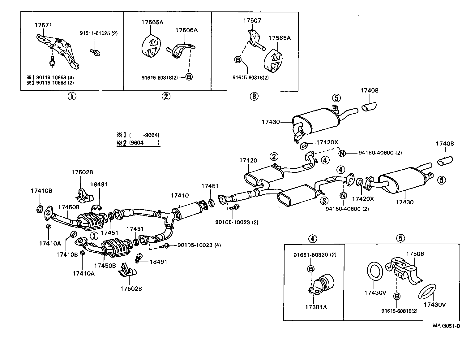 17430-50081 PIPE ASSY, EXHAUST, TAIL product image