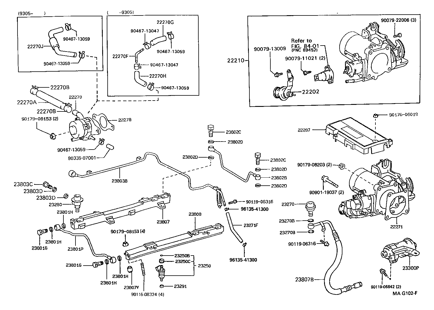22030-46040 BODY ASSY, THROTTLE product image