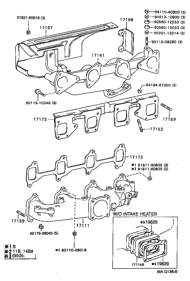 17118-58020 STAY, MANIFOLD product image