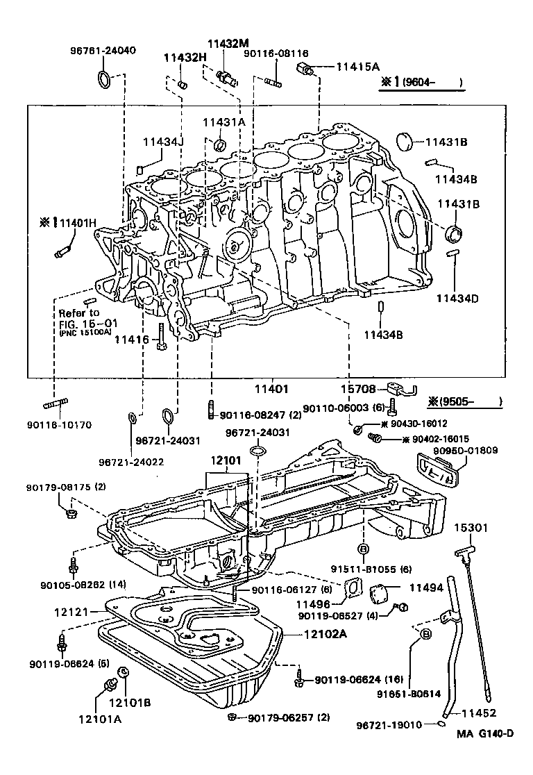 11401-49656 BLOCK SUB-ASSY, CYLINDER product image