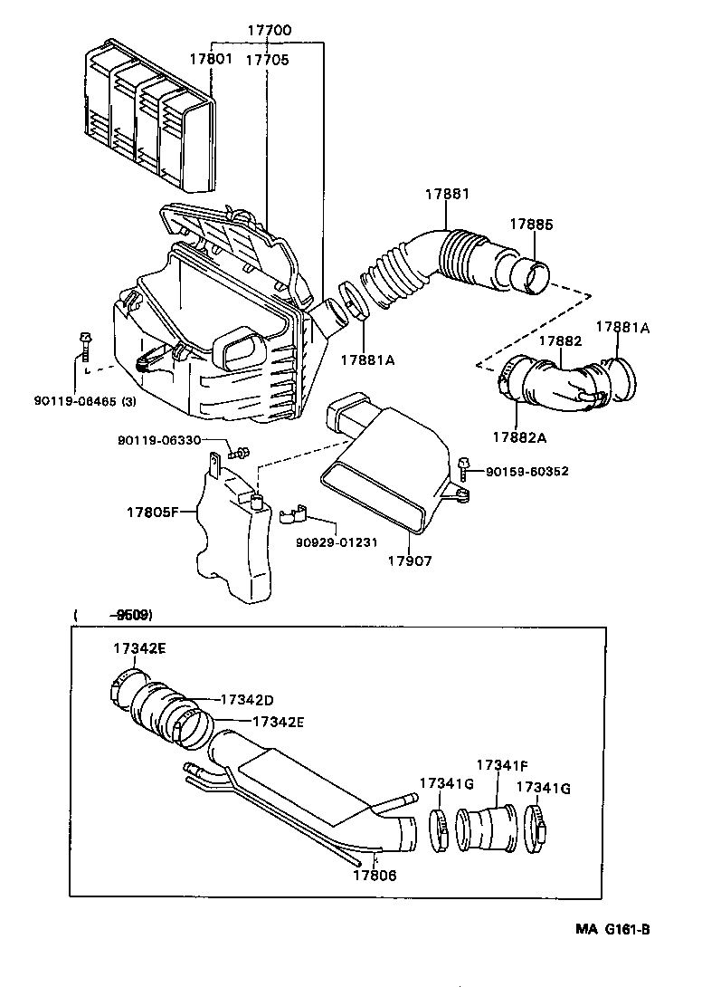 17700-70150 CLEANER ASSY, AIR product image