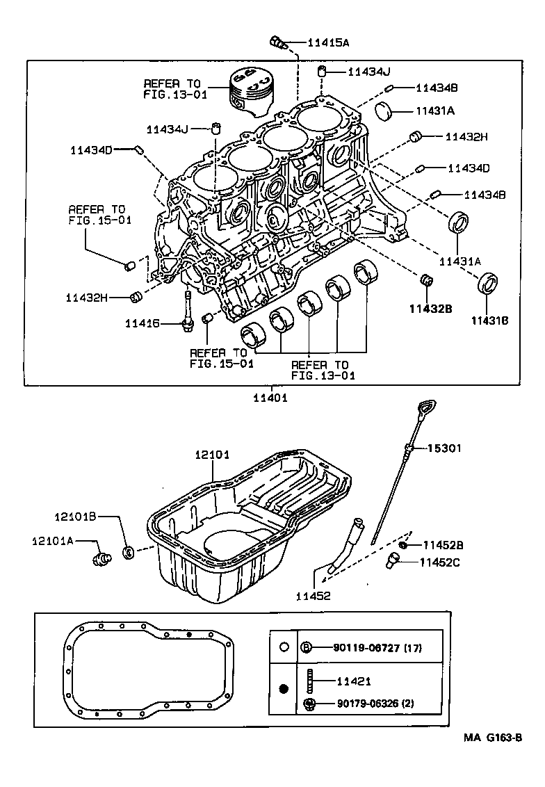 11401-49656 BLOCK SUB-ASSY, CYLINDER product image