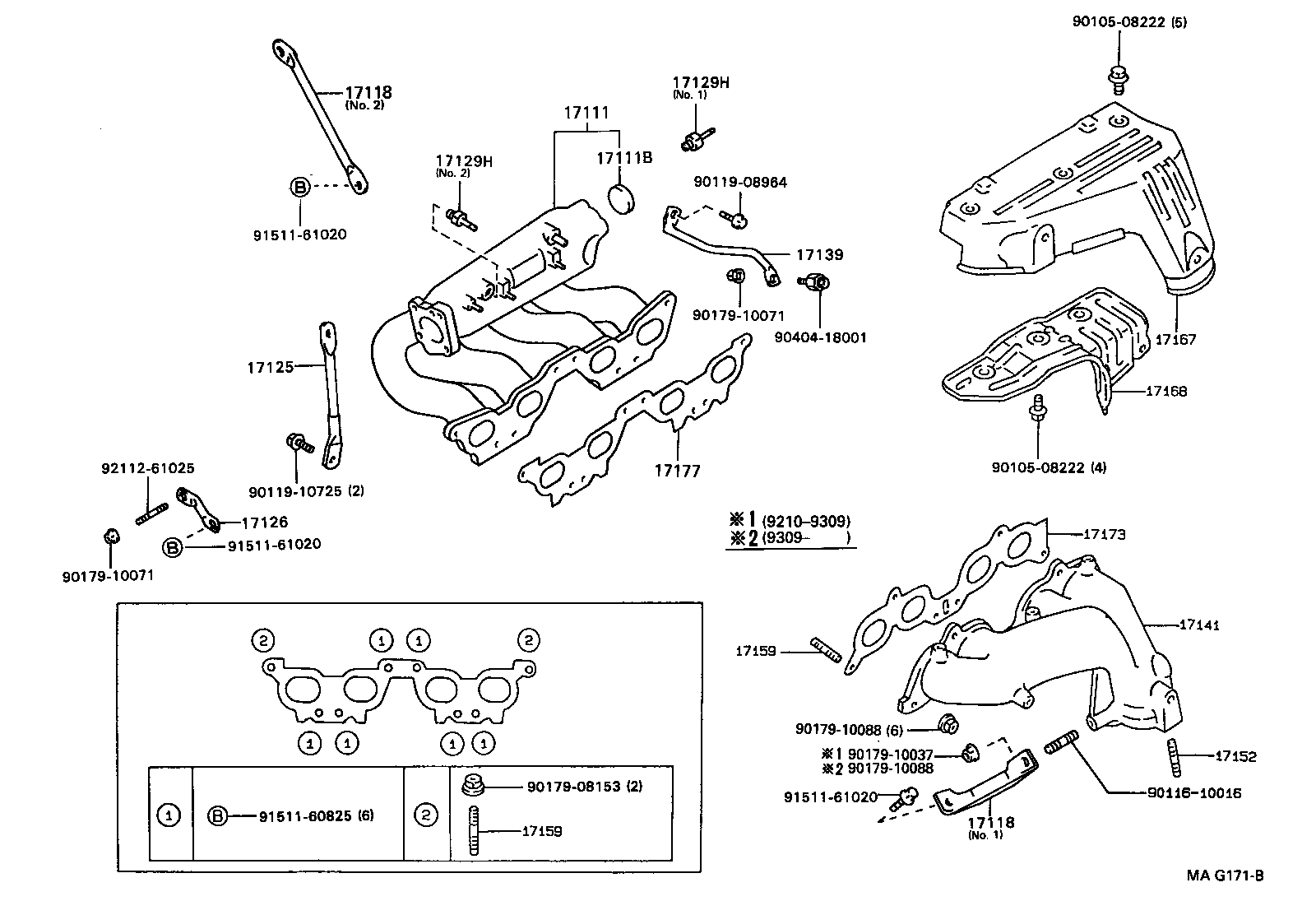 17101-74210 MANIFOLD, INTAKE product image