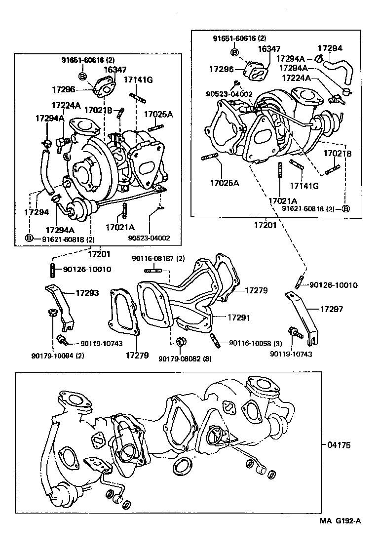 17101-74210 MANIFOLD, INTAKE product image
