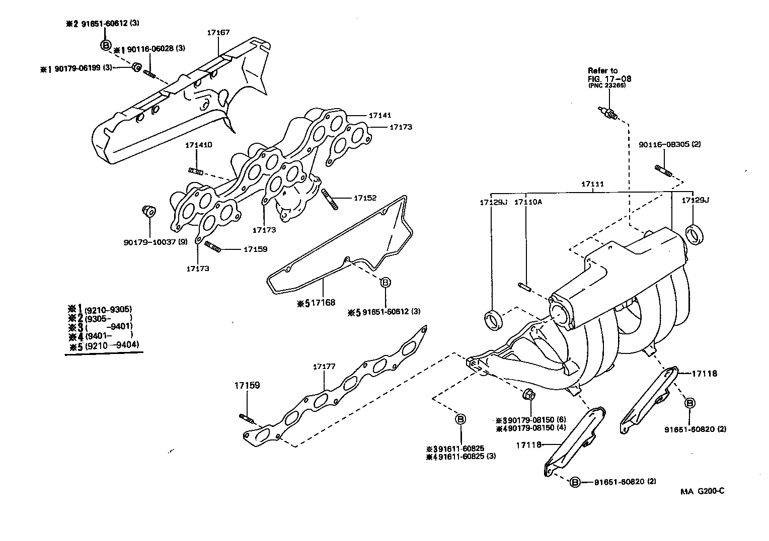 17101-74210 MANIFOLD, INTAKE product image