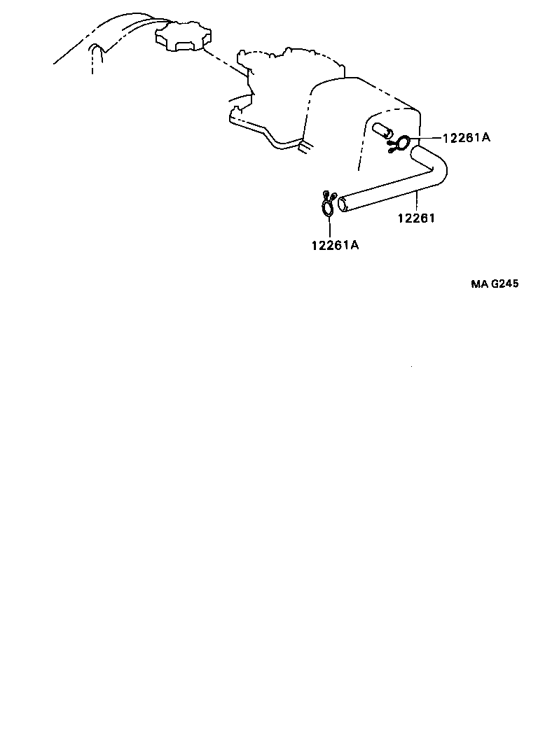 12251-64010 CLAMP, VENTILATION TUBE product image