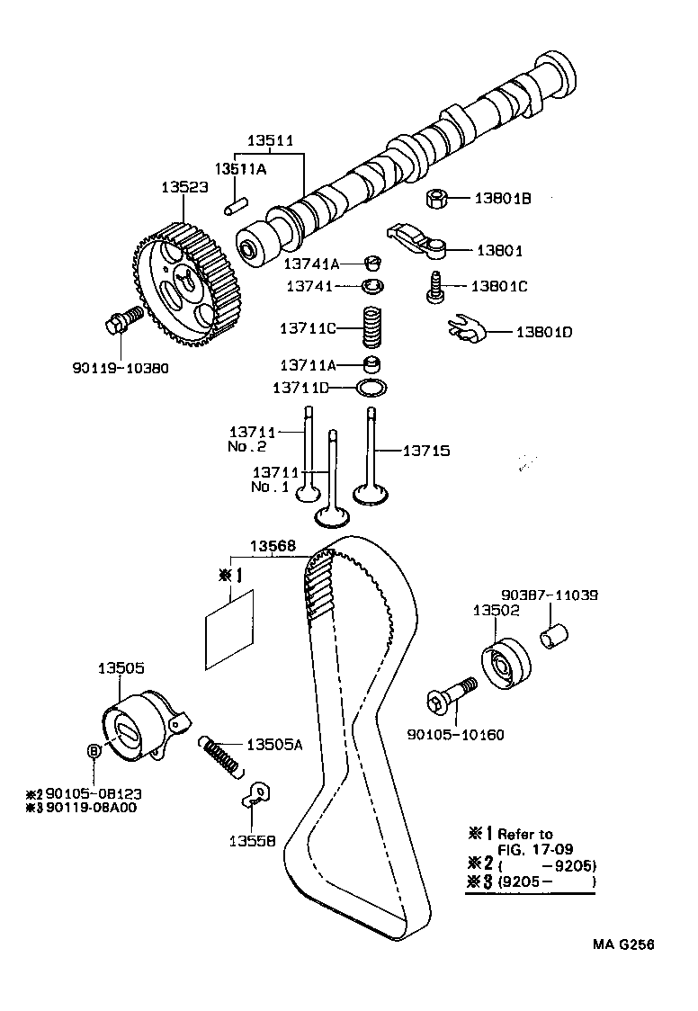 13051-64012 PULLEY, CAMSHAFT TIMING product image