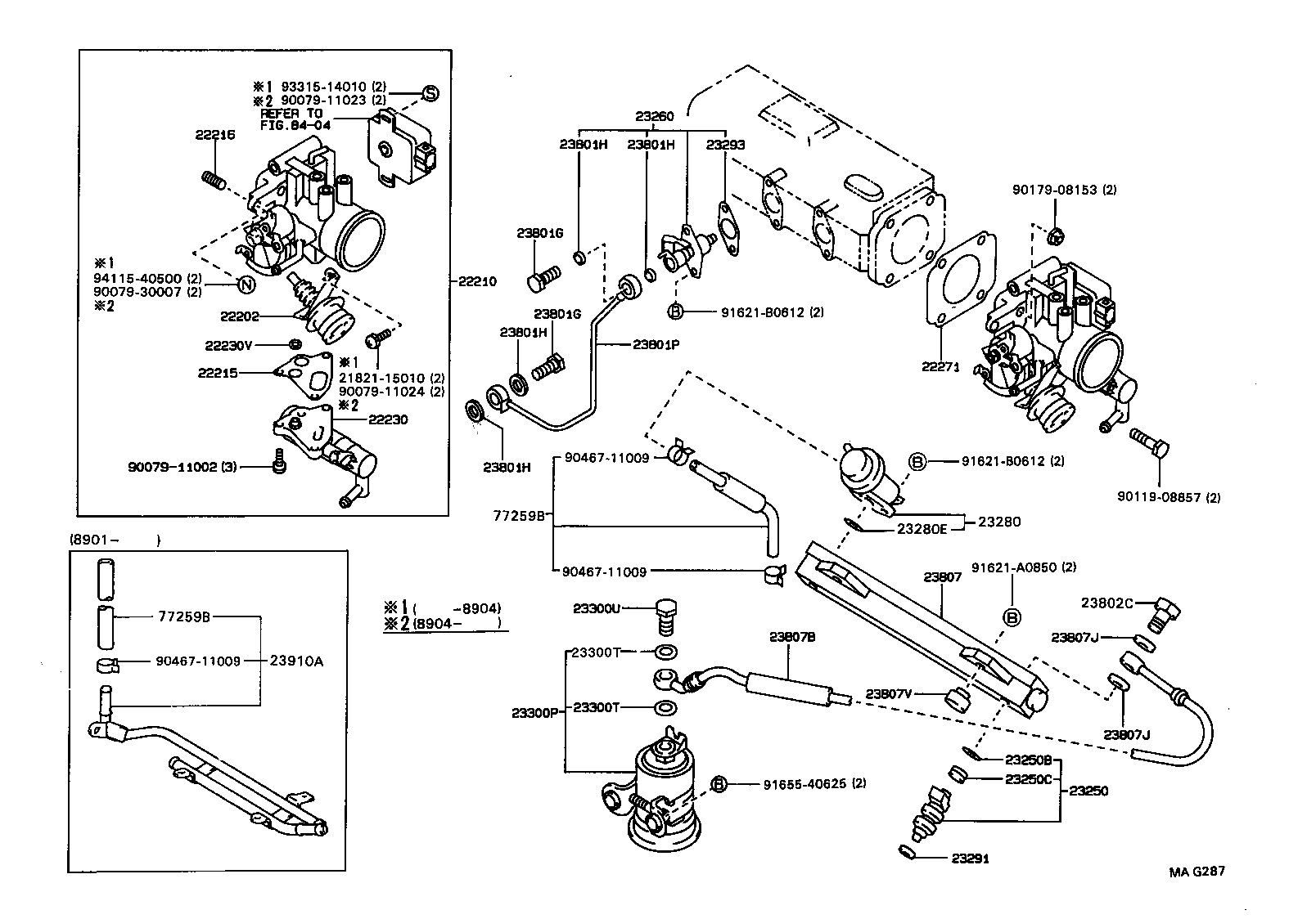 23209-16110 INJECTOR ASSY, FUEL product image