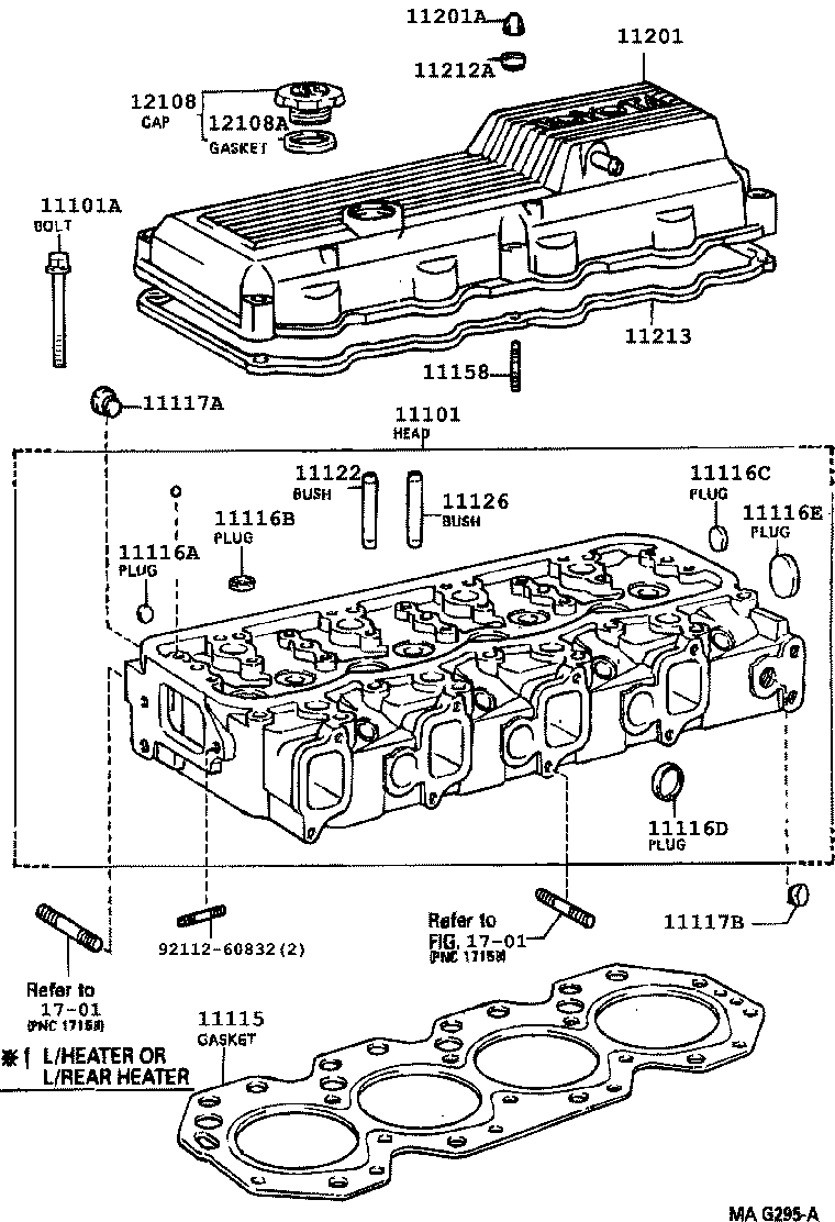 11101-79086 HEAD SUB-ASSY, CYLINDER product image