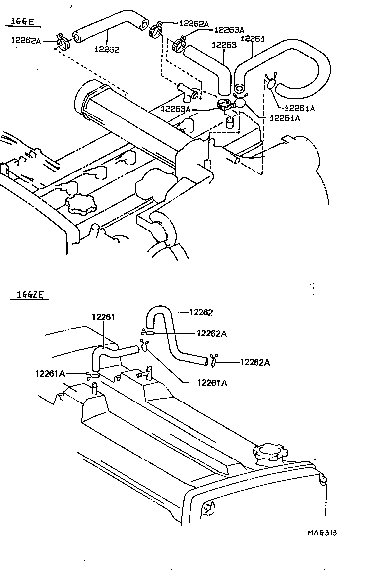 12262-73040 HOSE, VENTILATION, NO.2 product image