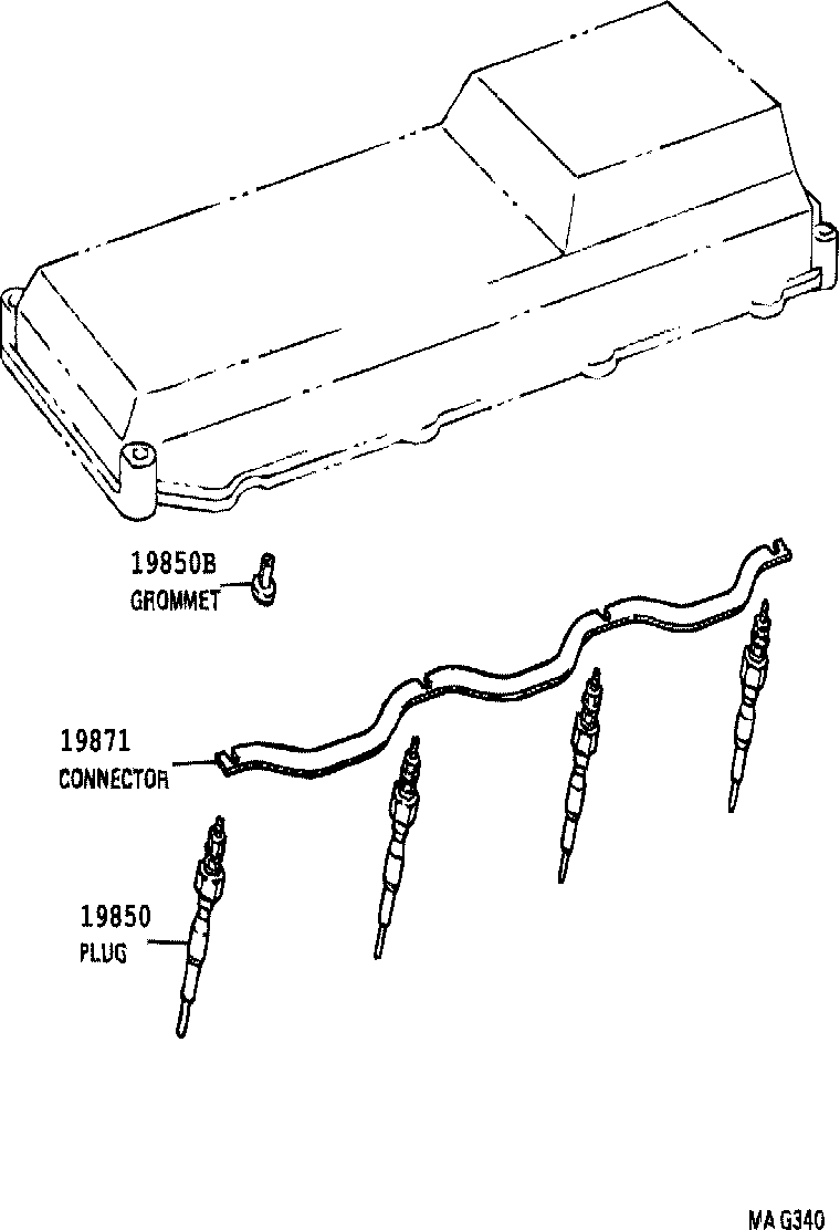 19590-48010 CORD, COIL RESISTIVE product image