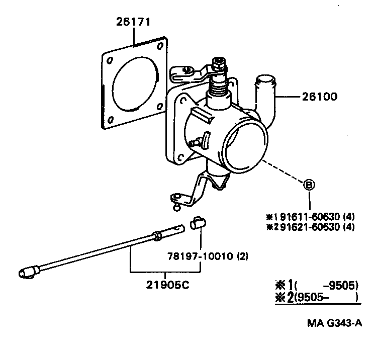 26100-58151 VENTURI ASSY product image