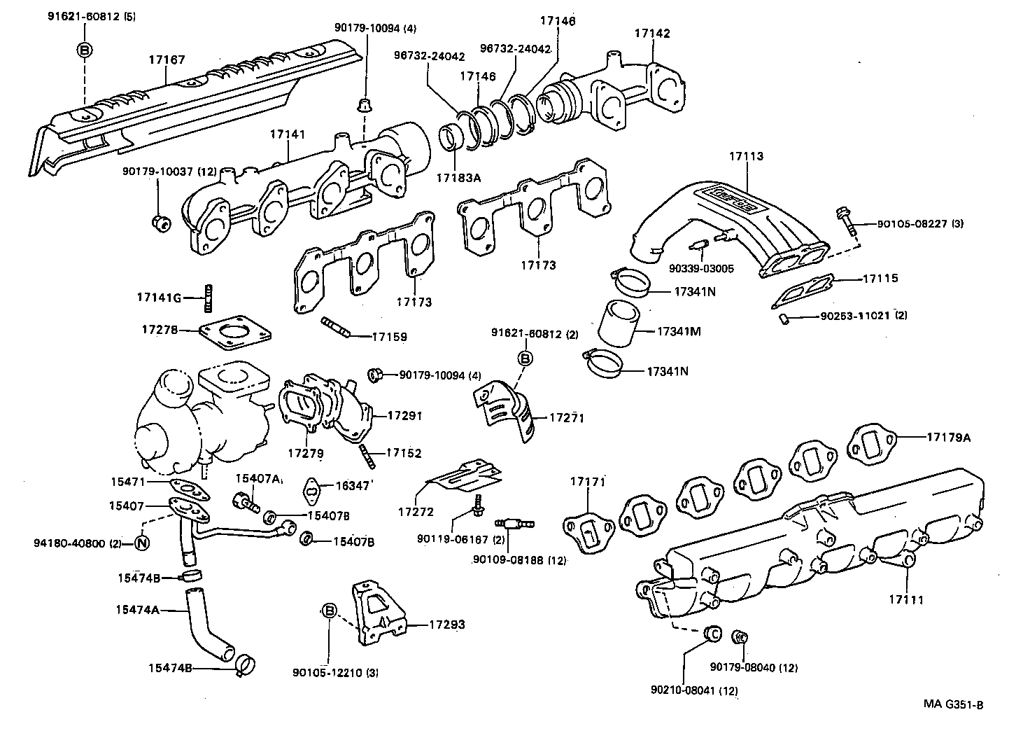 17111-58031 MANIFOLD, INTAKE product image