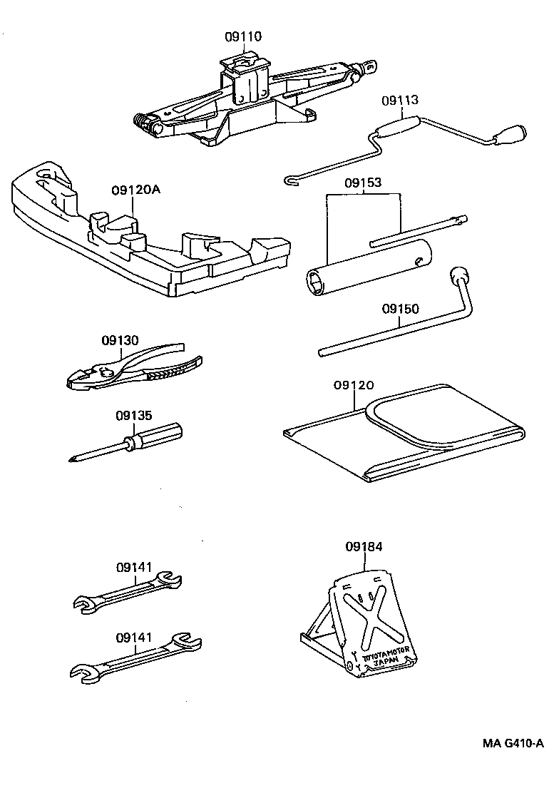 09111-30120 JACK ASSY product image