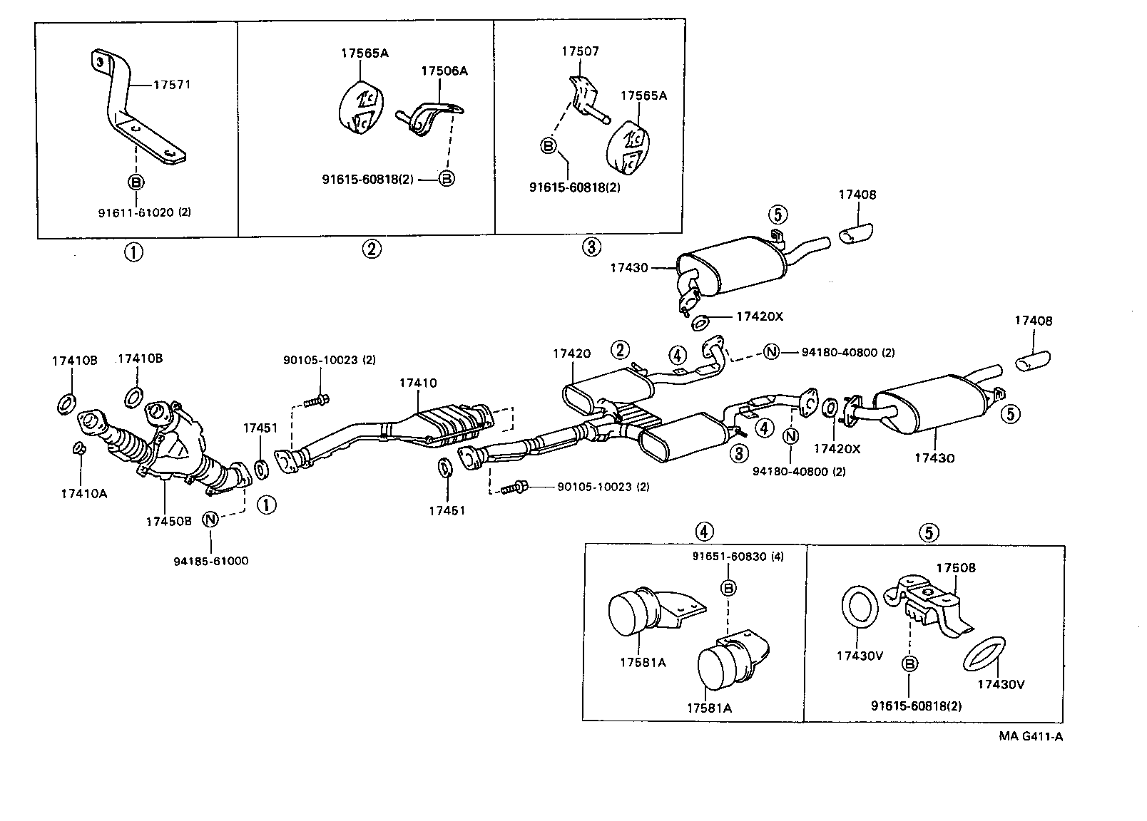 17581-46020 DAMPER, EXHAUST PIPE product image