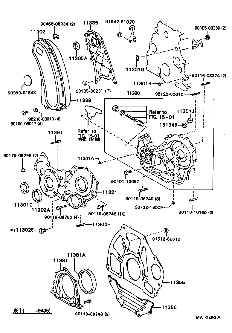 90116-08376 BOLT, STUD(FOR TIMING GEAR COVER) product image