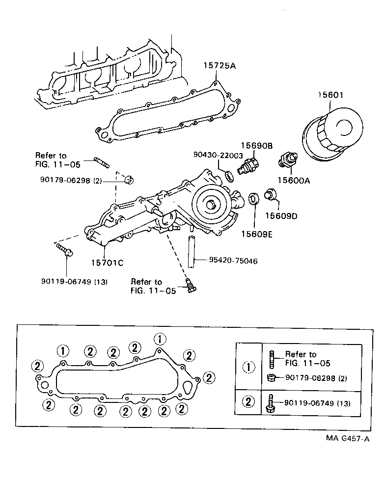 15725-67010 GASKET, OIL COOLER COVER product image