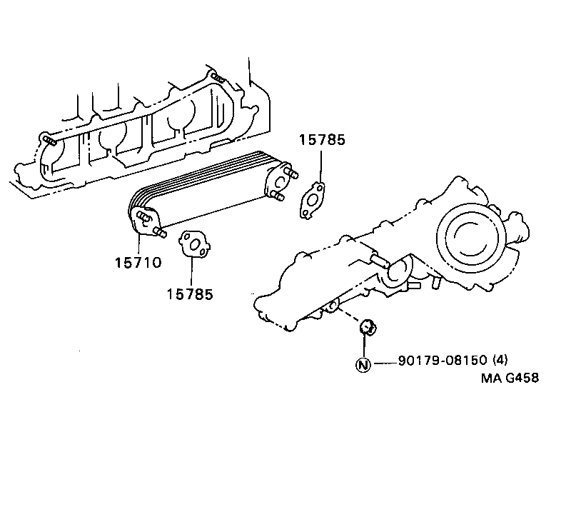 15785-17010 GASKET, OIL COOLER product image