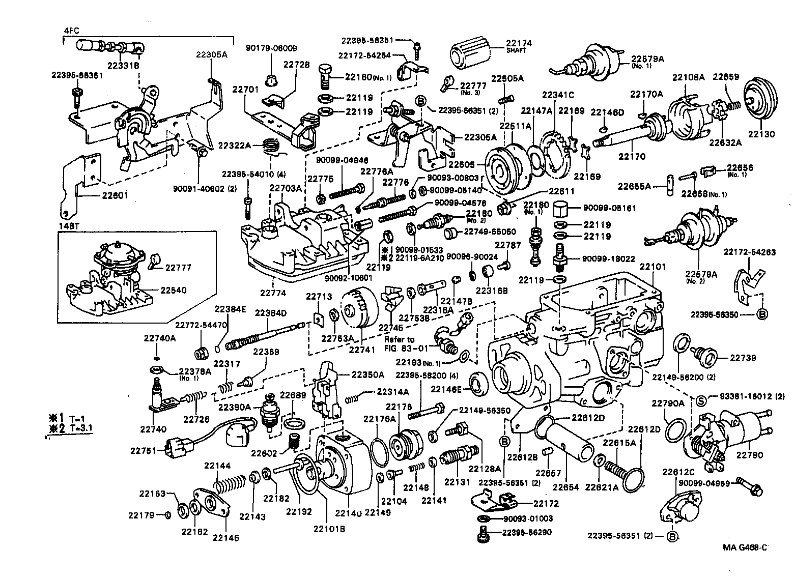 22140-56290 HEAD SUB-ASSY, DISTRIBUTIVE PUMP product image