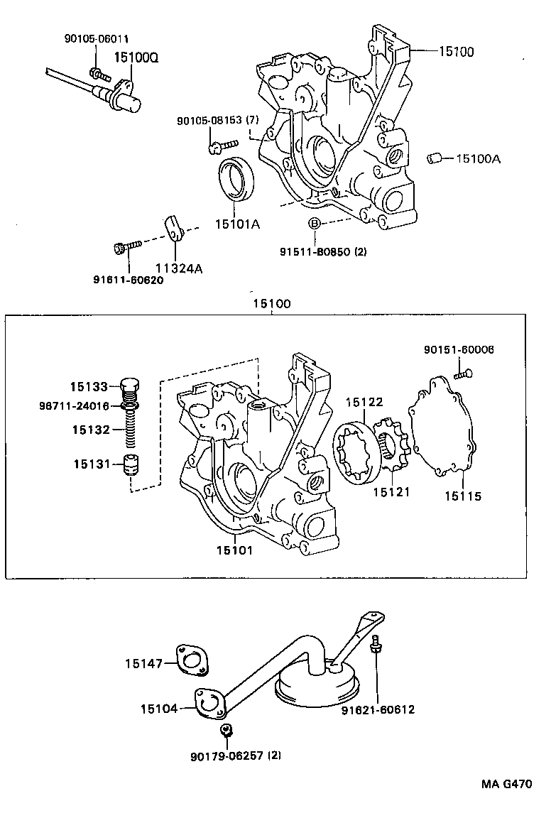 15134-17010 GASKET, OIL PUMP RELIEF VALVE product image