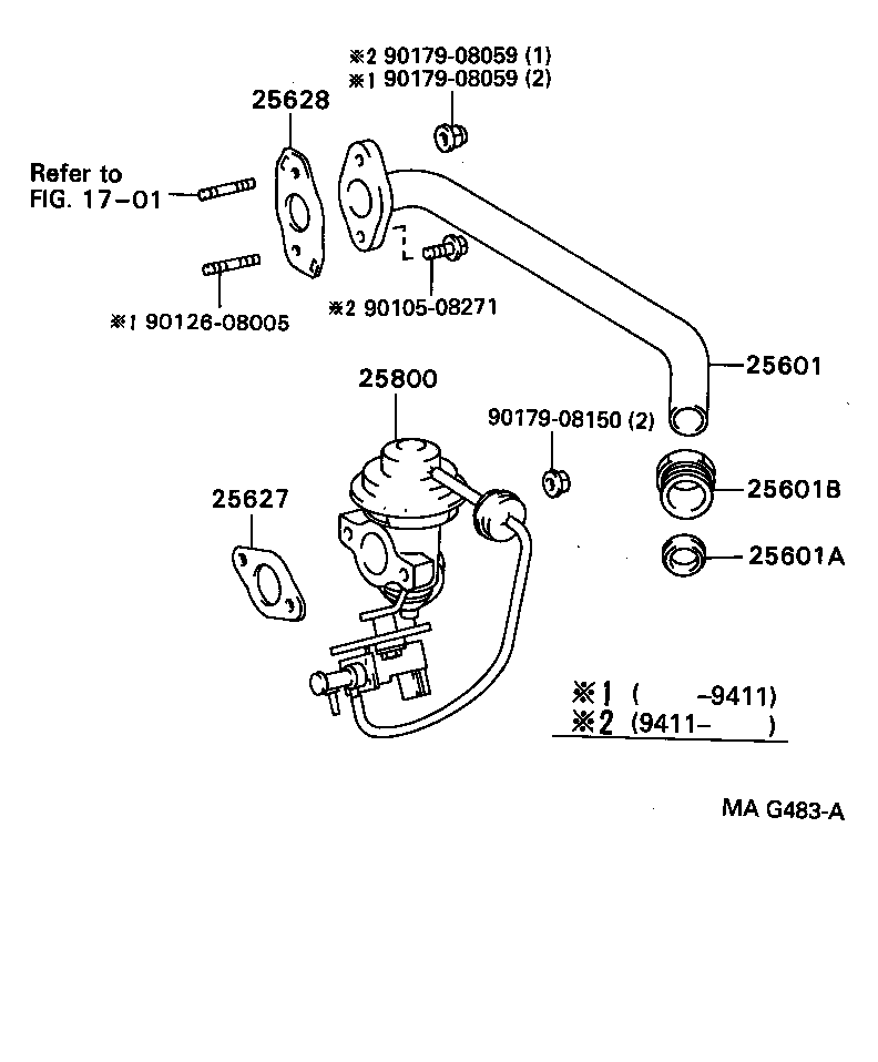 25800-54120 VALVE ASSY, ELECTRIC EGR CONTROL product image