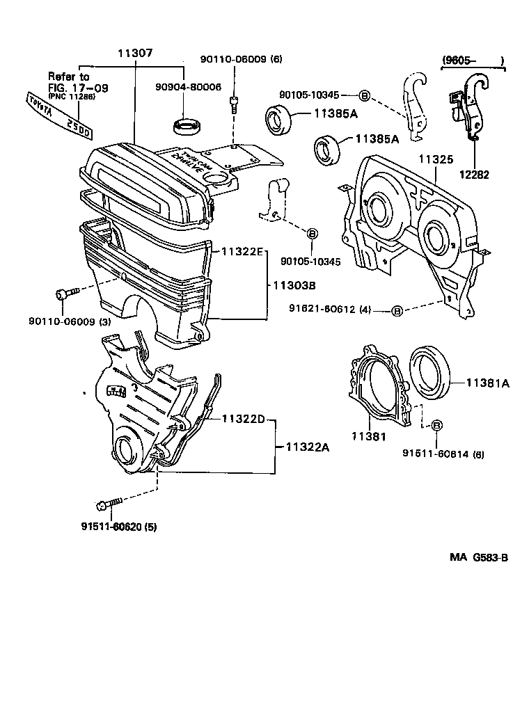 Toyota 90311-40014 SEAL, OIL(FOR CAMSHAFT)