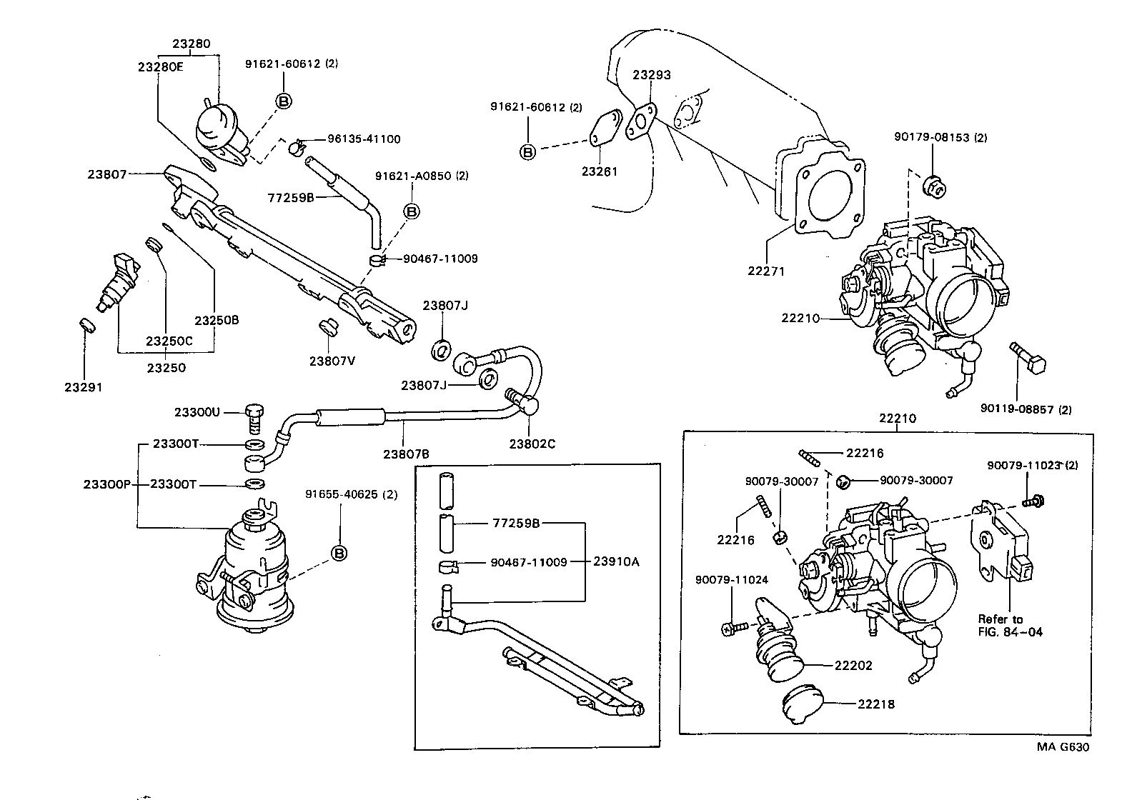 22271-74040 GASKET, THROTTLE BODY product image