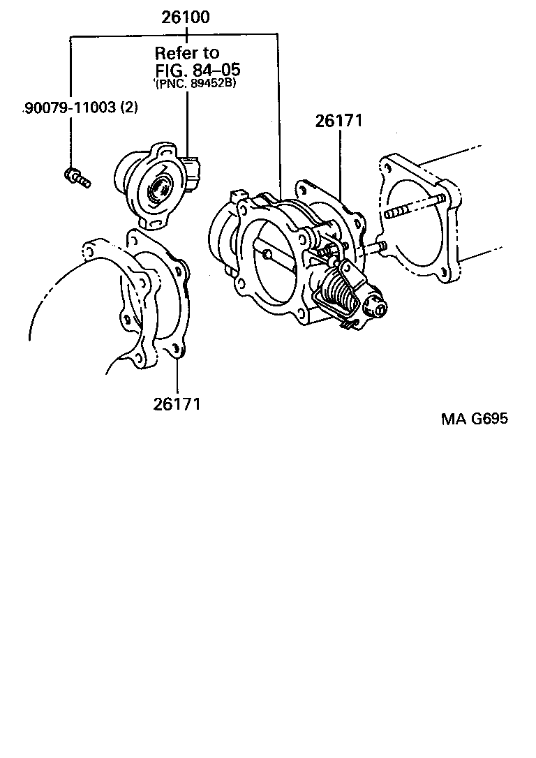 26171-64010 GASKET, VENTURI product image