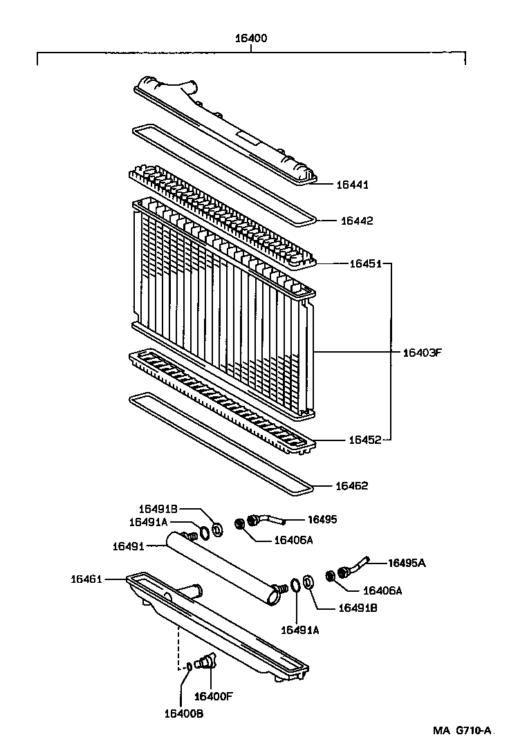 16261-03030 HOSE, WATER BY-PASS product image