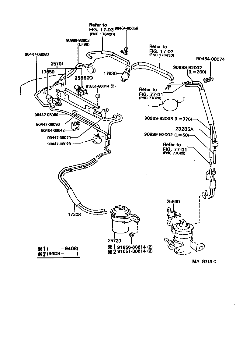 25860-62020 VALVE ASSY, VACUUM SWITCHING, NO.1 product image