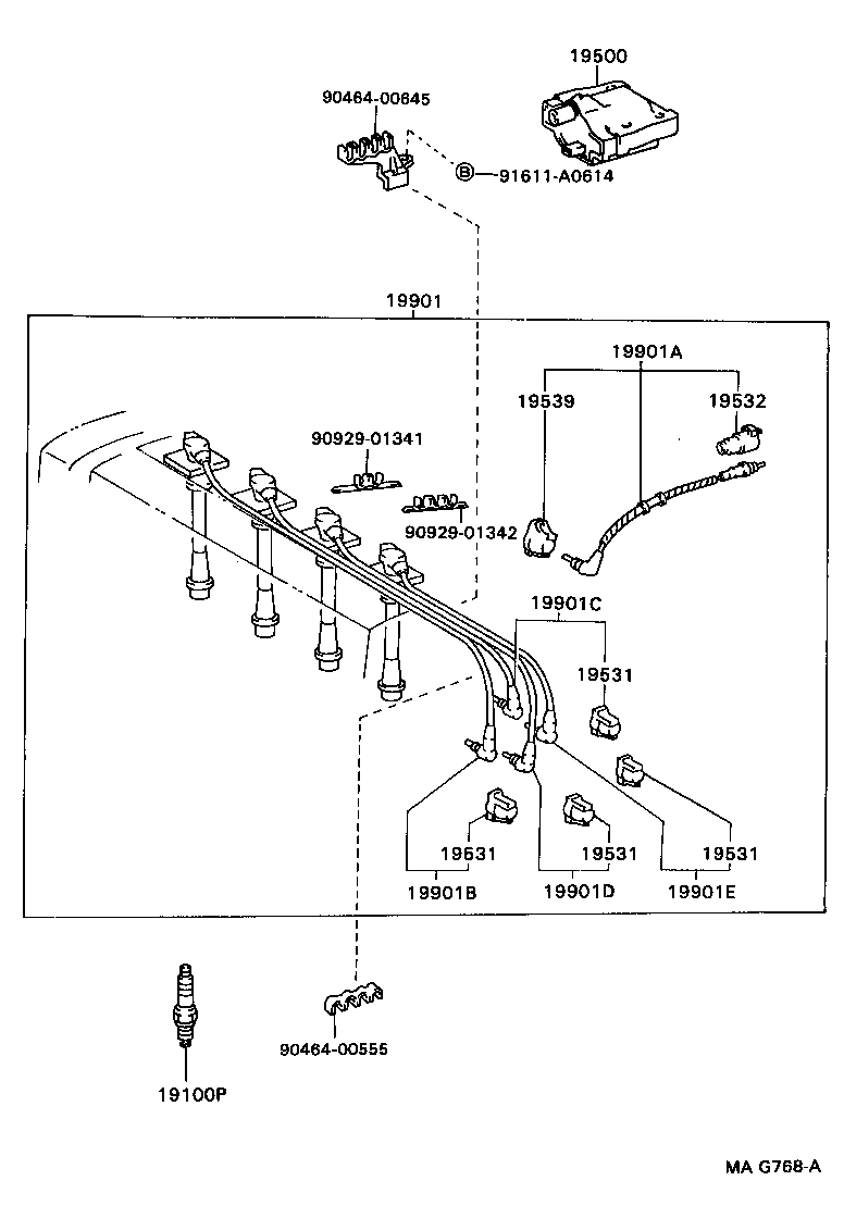19941-20010 CLAMP, RESISTIVE CORD, NO.1 product image
