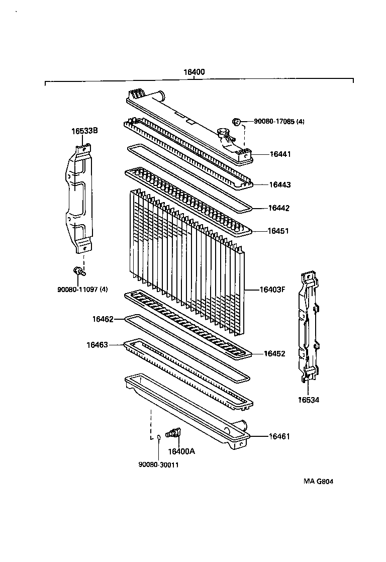 16572-0W030 HOSE, RADIATOR, OUTLET product image