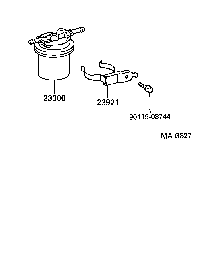 23921-75010 SUPPORT, FUEL FILTER product image