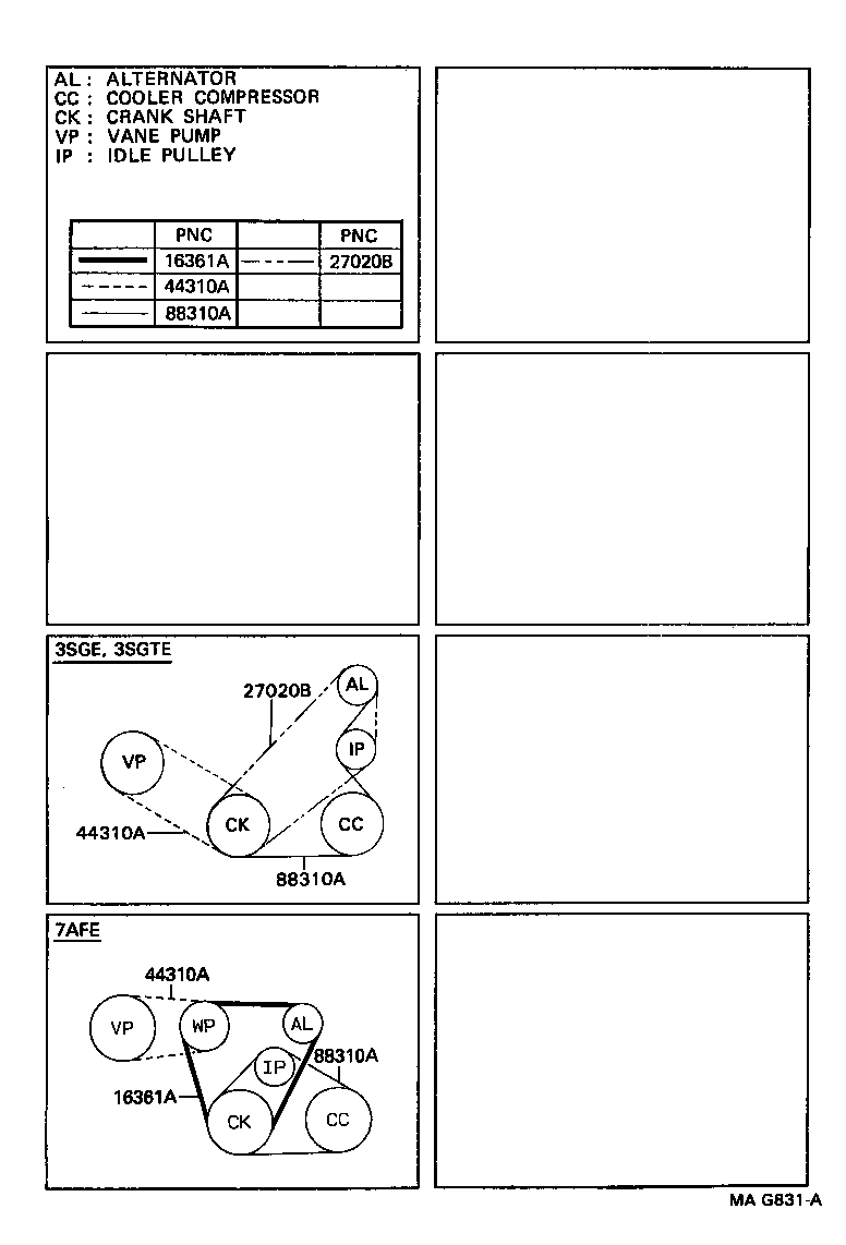 90916-02402 BELT, V(FOR ALTERNATOR) product image