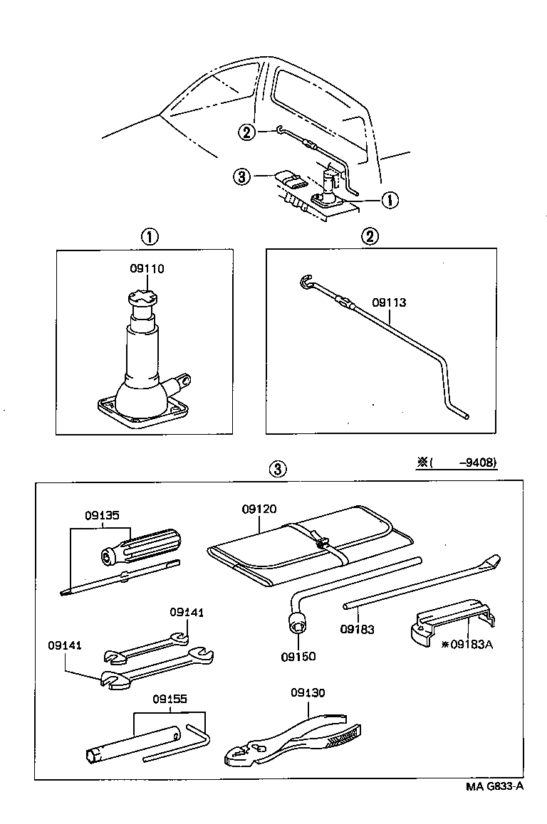 09110-34010 JACK ASSY product image