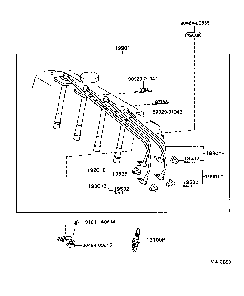 19941-20010 CLAMP, RESISTIVE CORD, NO.1 product image
