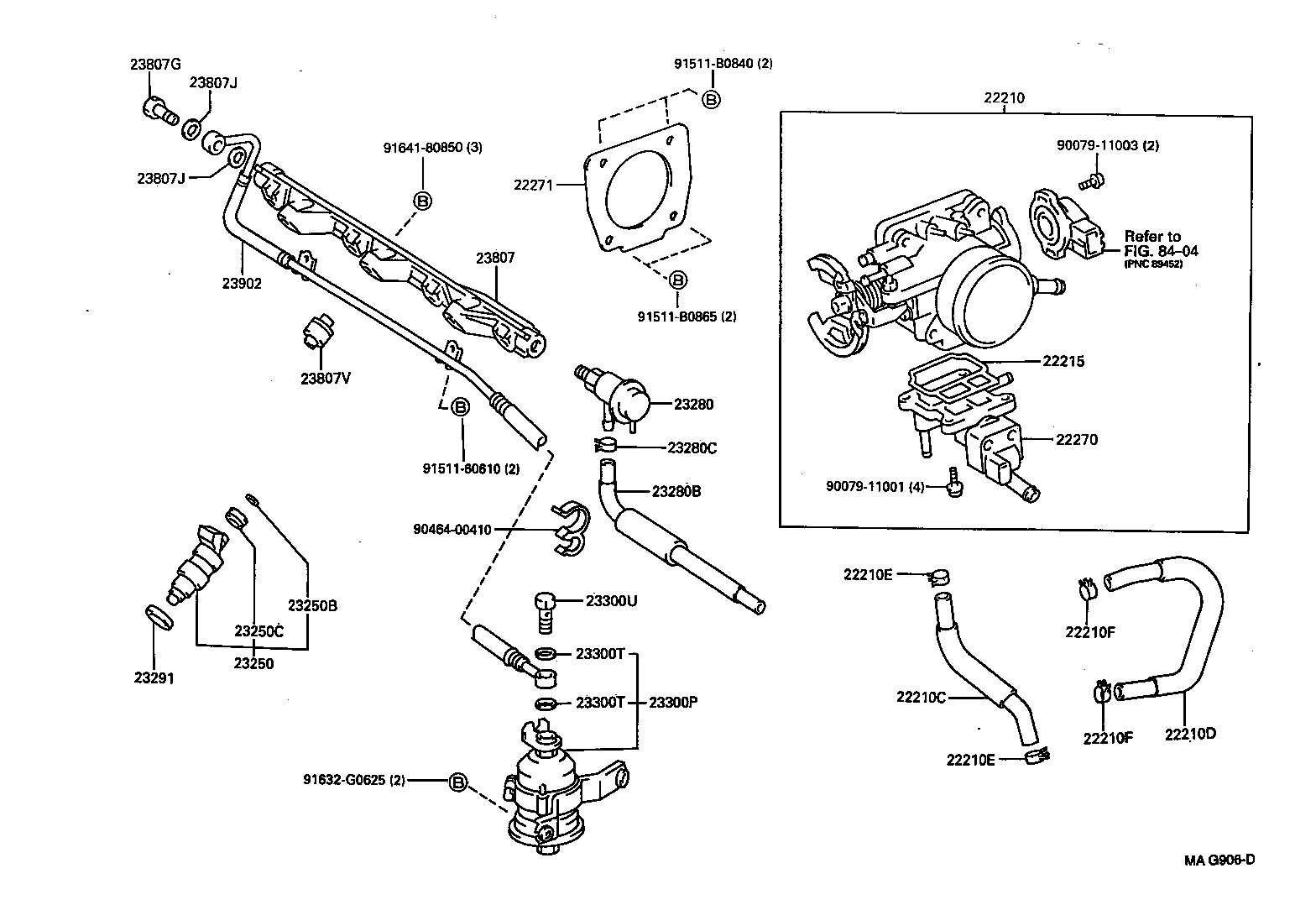 22271-88480 GASKET, THROTTLE BODY product image