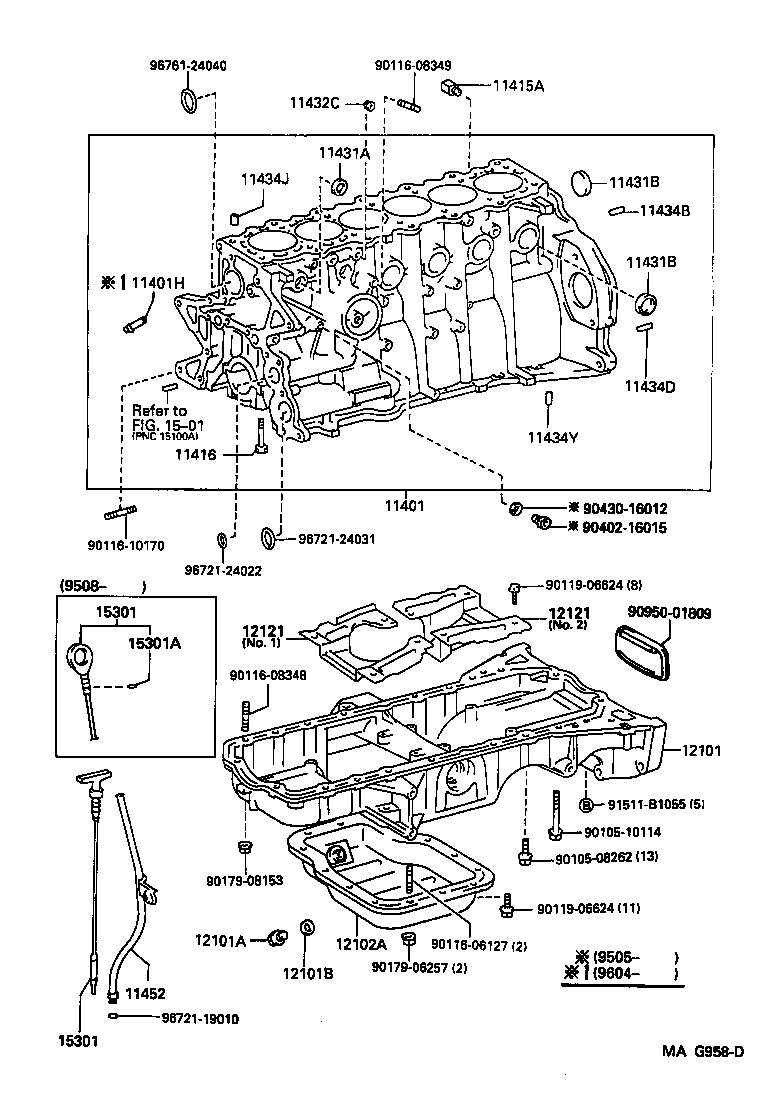 11401-49656 BLOCK SUB-ASSY, CYLINDER product image
