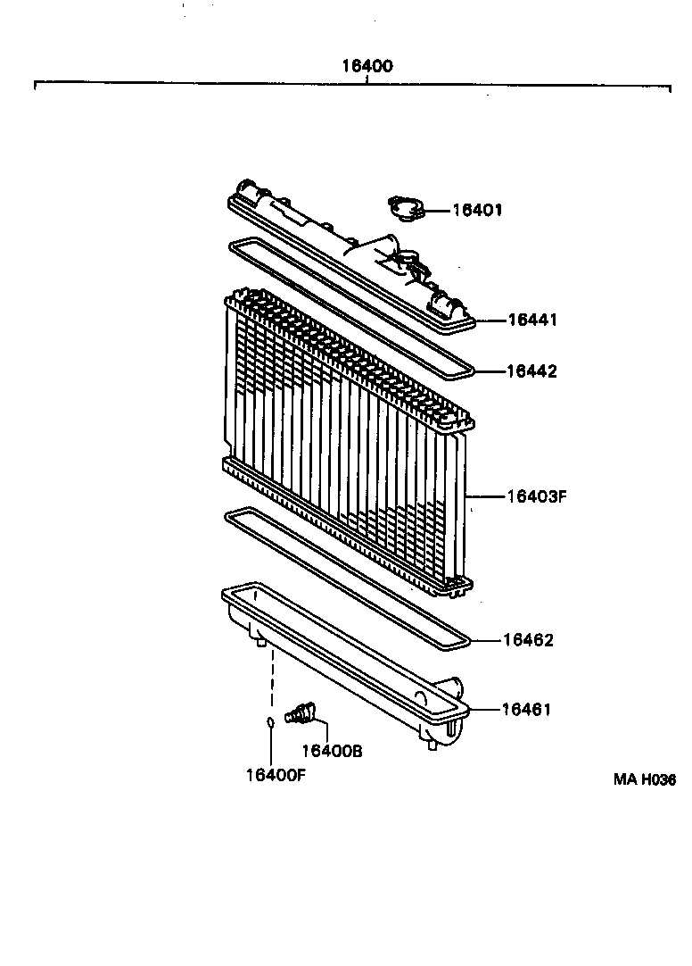 16261-74091 HOSE, WATER BY-PASS product image