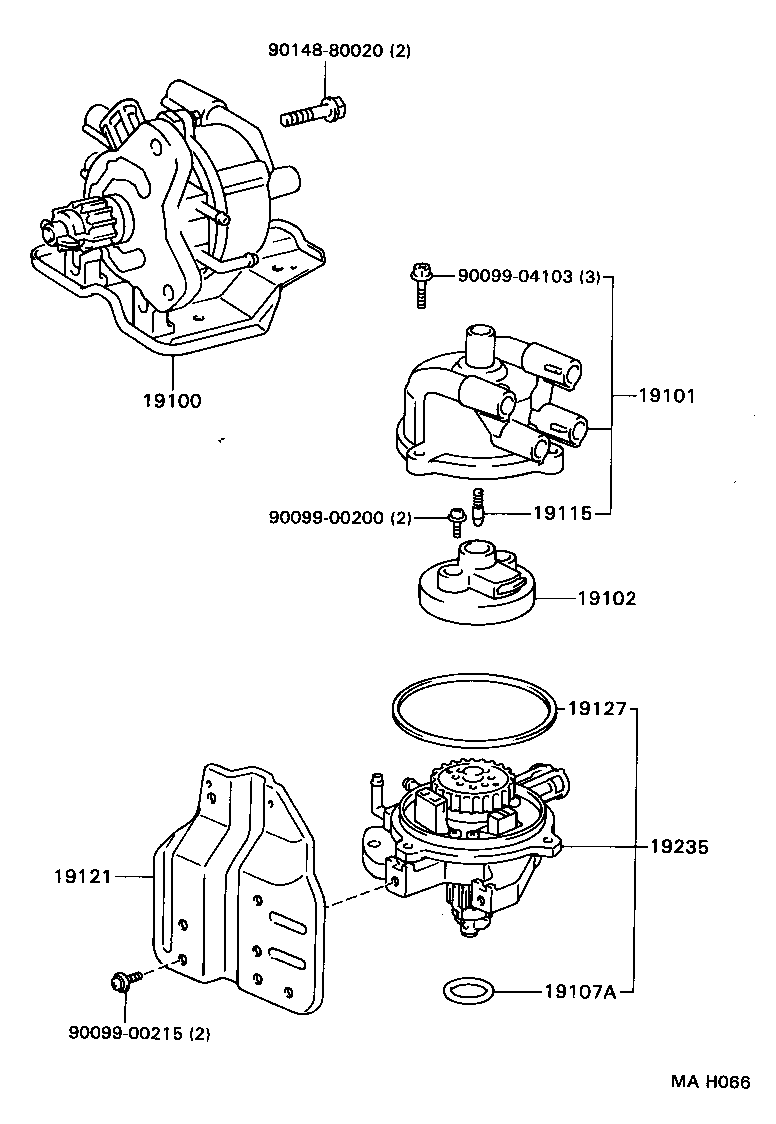 19235-76020 HOUSING, DISTRIBUTOR product image