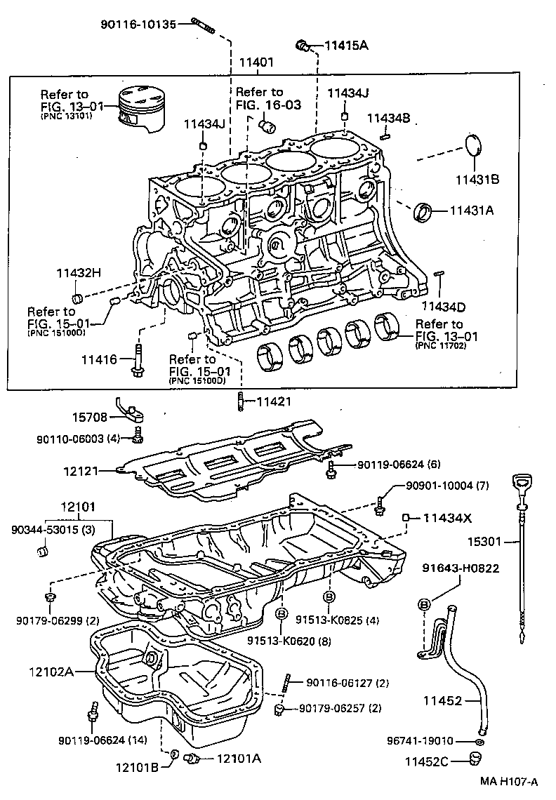 11401-79675 BLOCK SUB-ASSY, CYLINDER product image