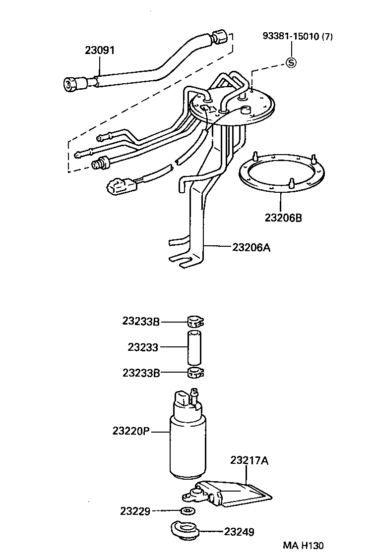 23206-35300 BRACKET, FUEL PUMP product image