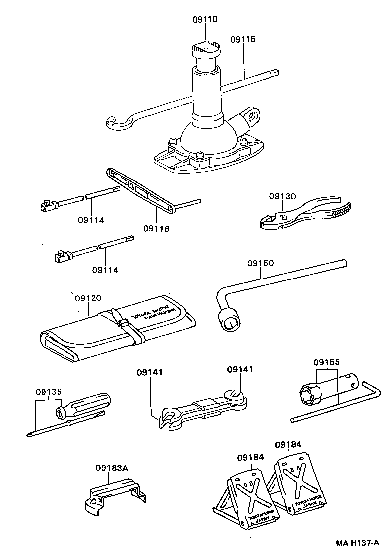 09111-95J01 JACK ASSY product image