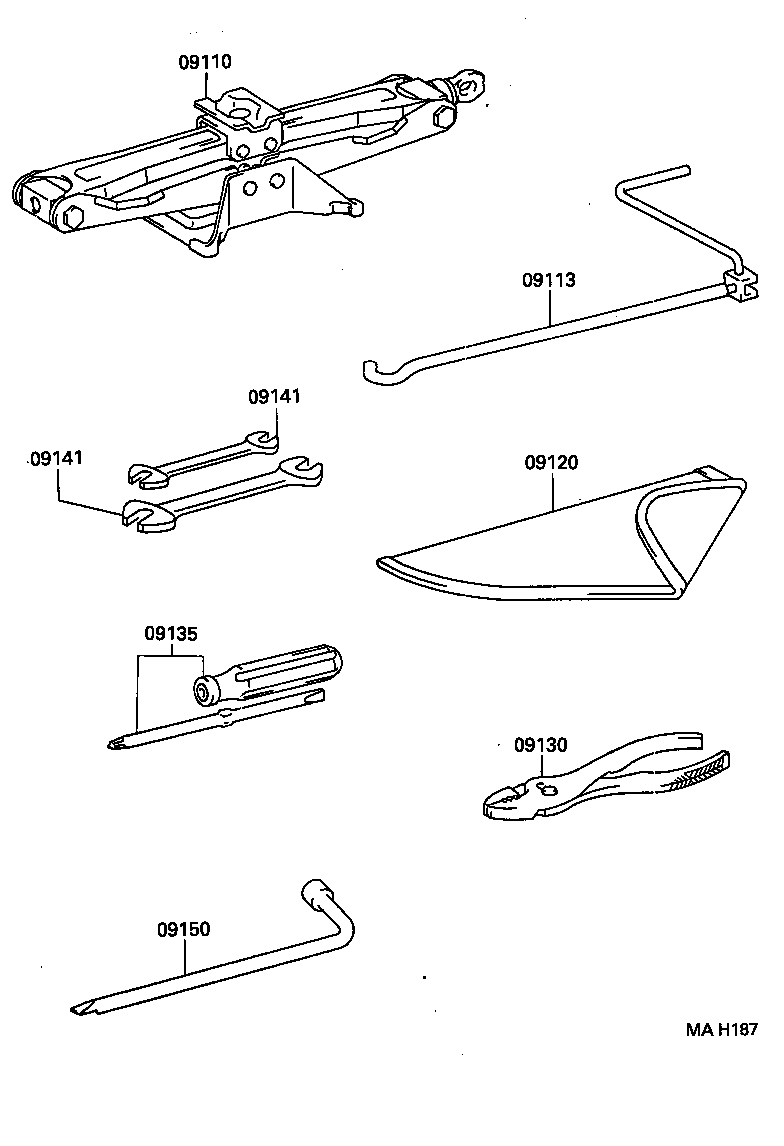 09113-42010 HANDLE, JACK product image