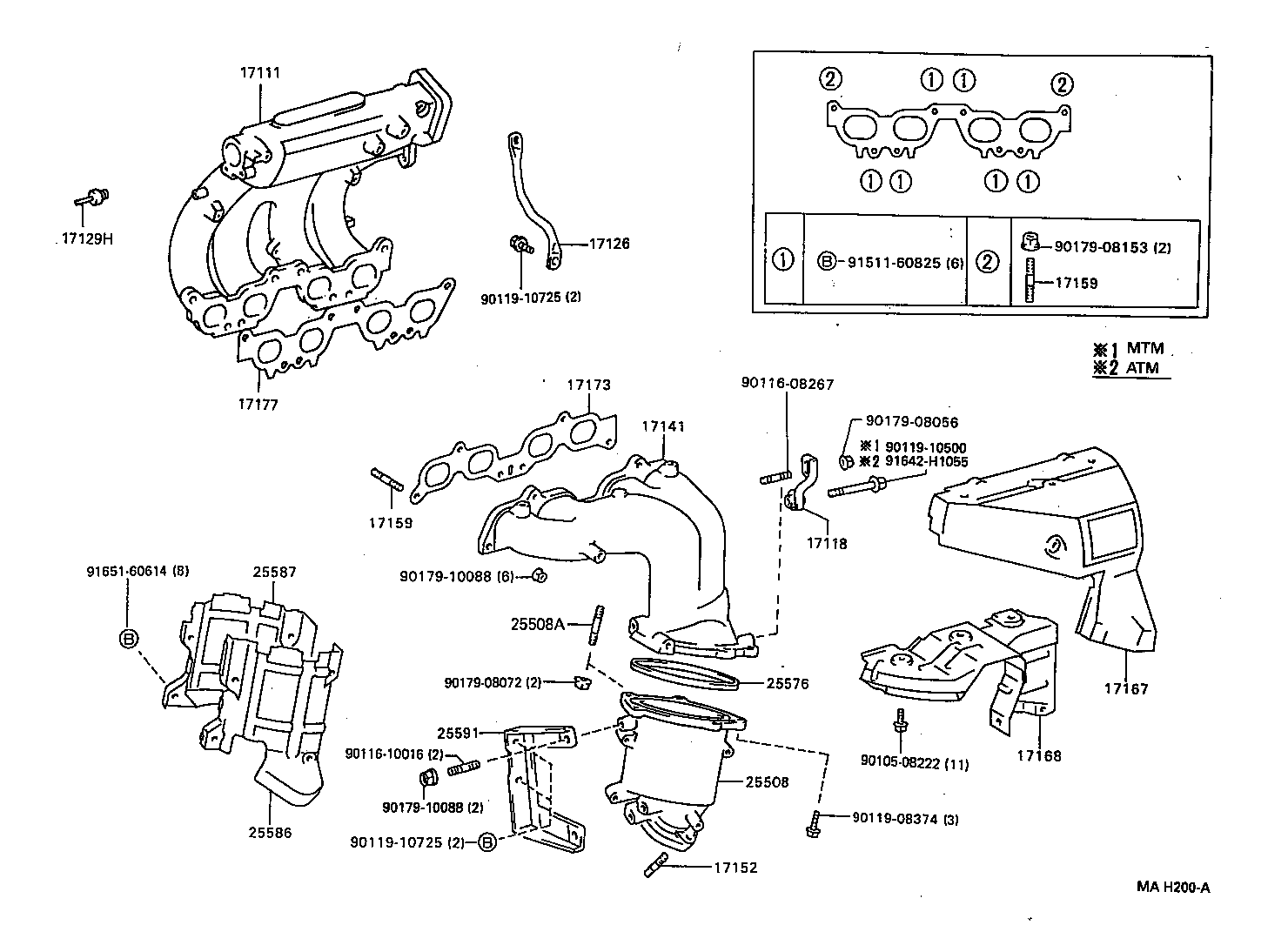 17101-74220 MANIFOLD, INTAKE product image