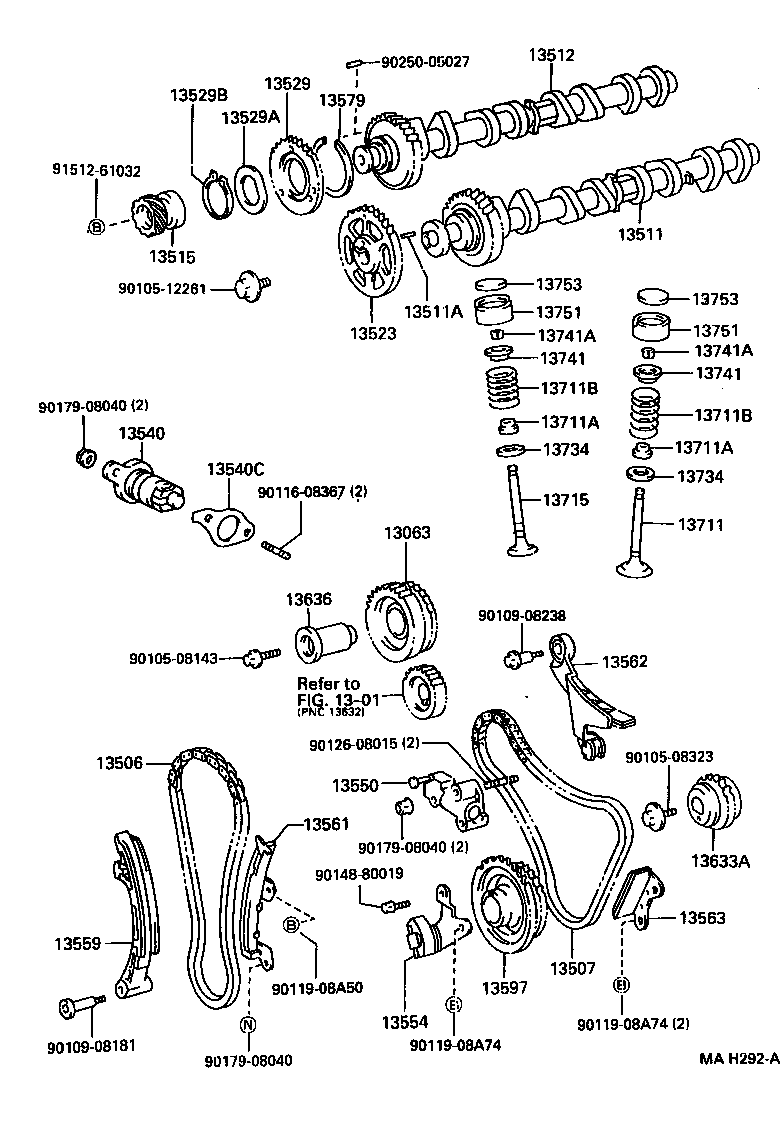 13952-56021 SUPPORT, VALVE ROCKER, NO.2 product image