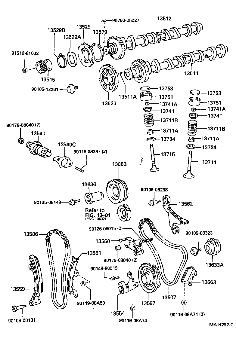 11802-56031 BEARING SET, CAMSHAFT product image