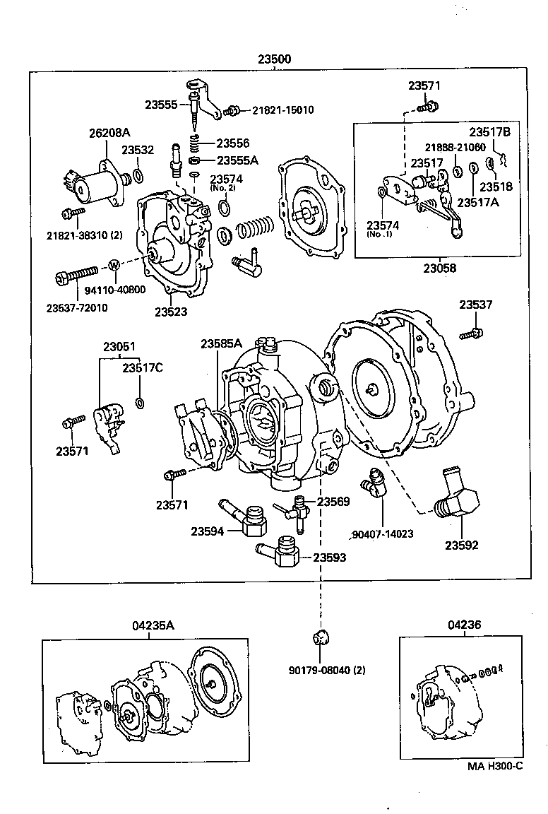 23592-48010 UNION, NO.2, FUEL HOSE product image