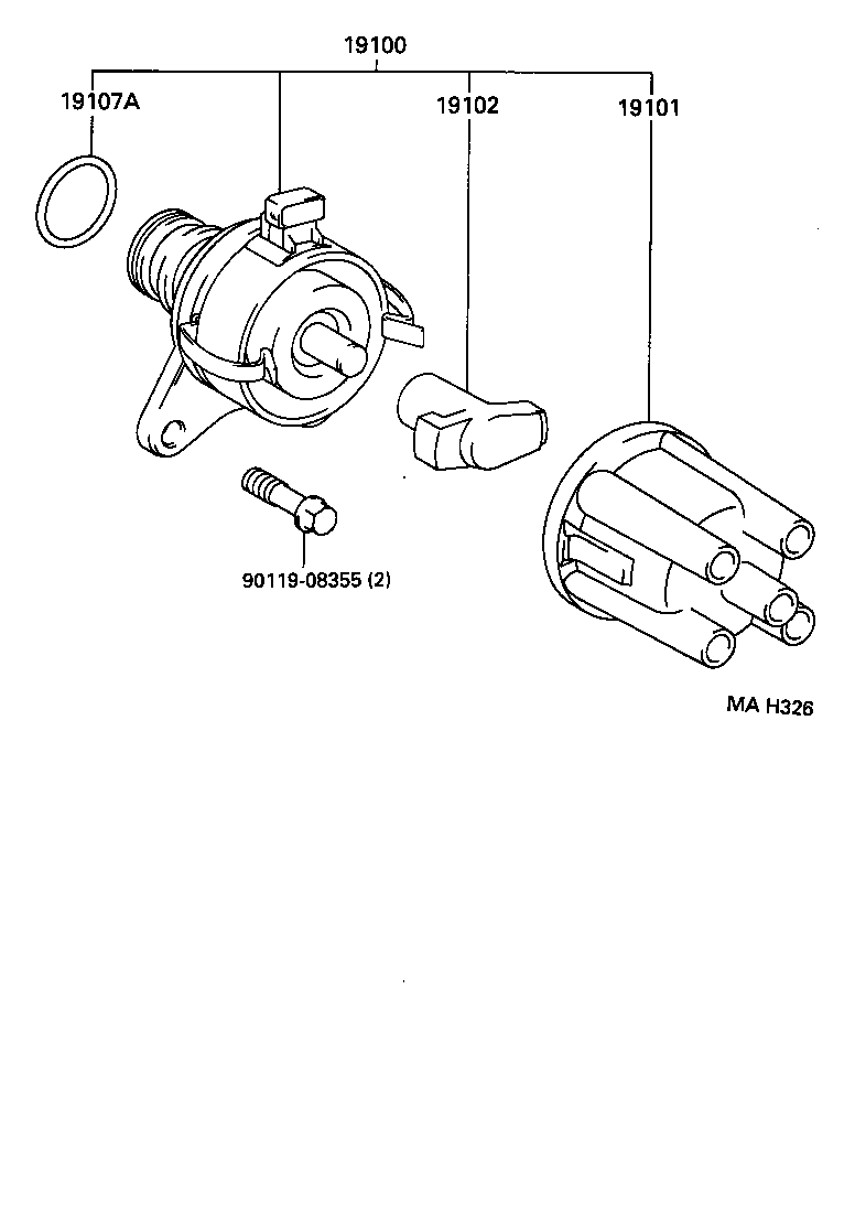 19127-02030 PACKING, DUST PROOF product image