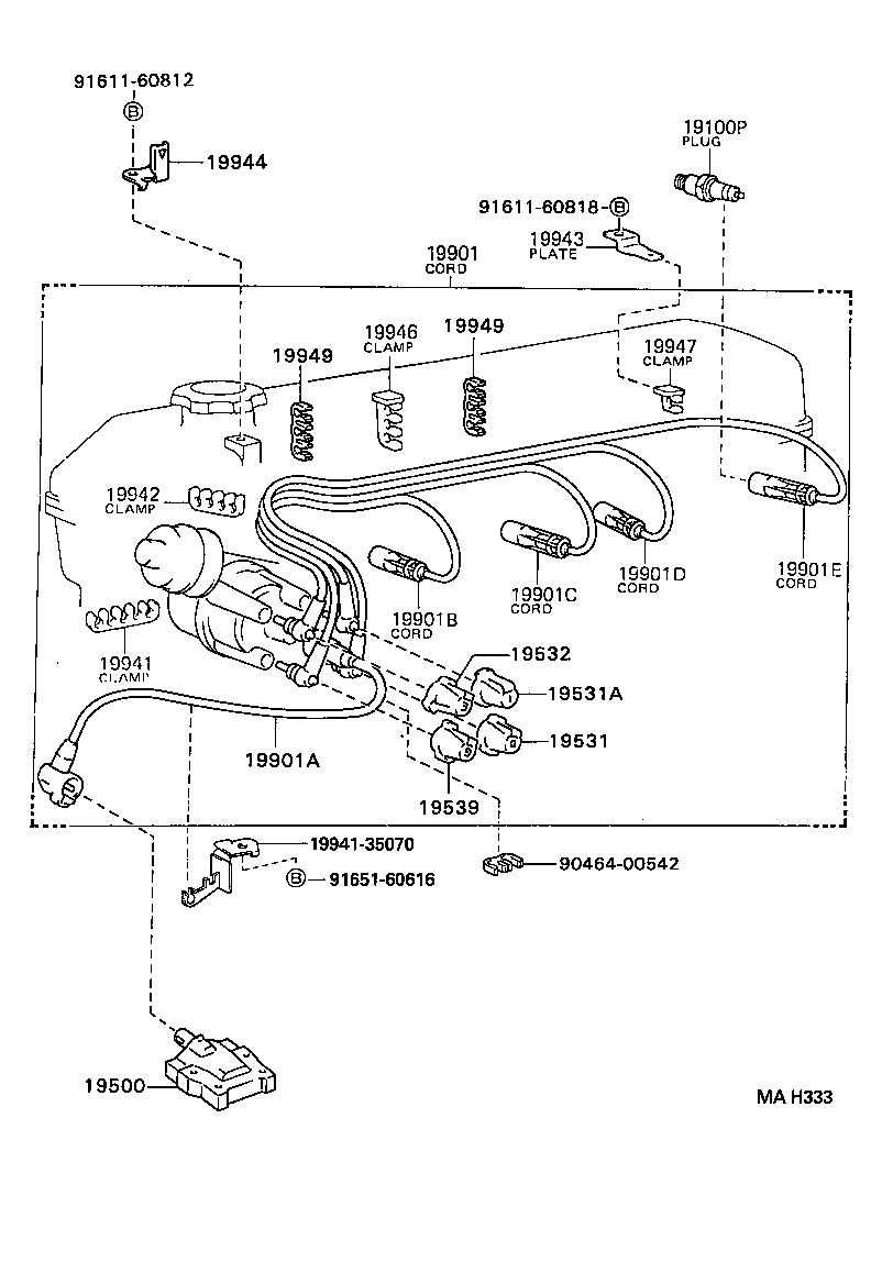 90179-04030 NUT, CONNECTING(FOR GLOW PLUG) product image